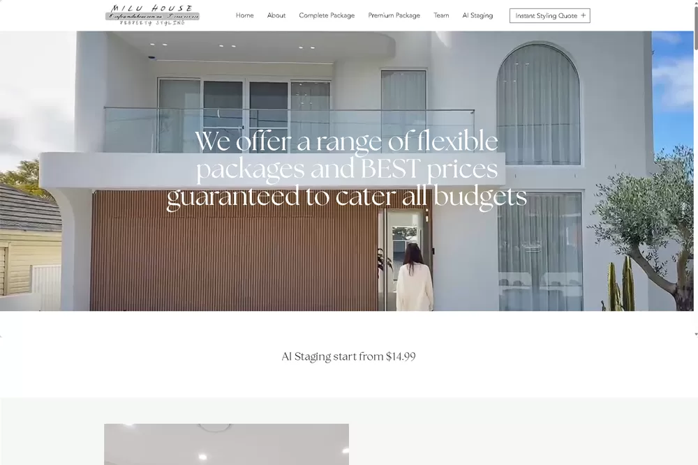 澳洲家具官网建设Milu House Property Styling-海外家具官网德材翌科技相关案例