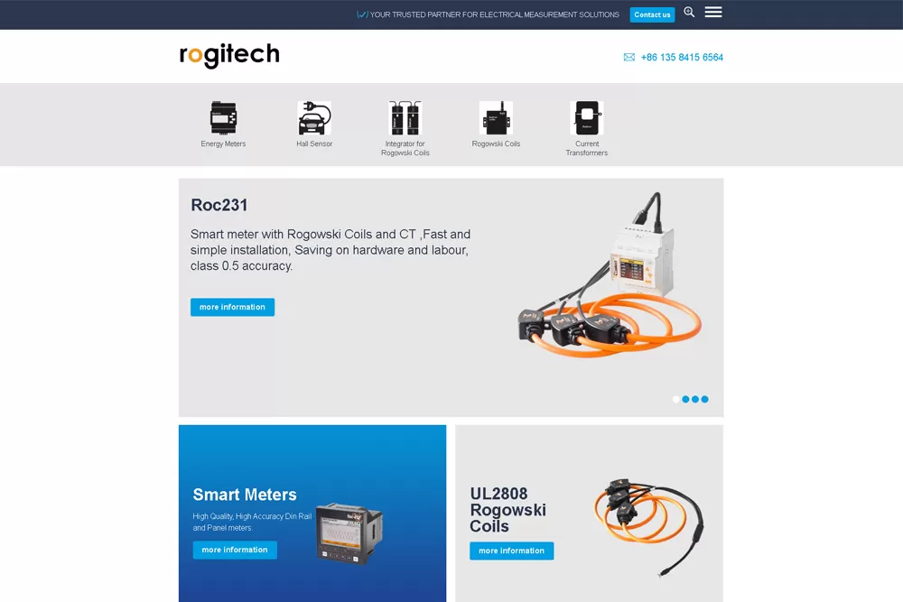 罗吉科技外贸网站Leading current sensor and rogowski coil manufacturer德材翌科技相关案例