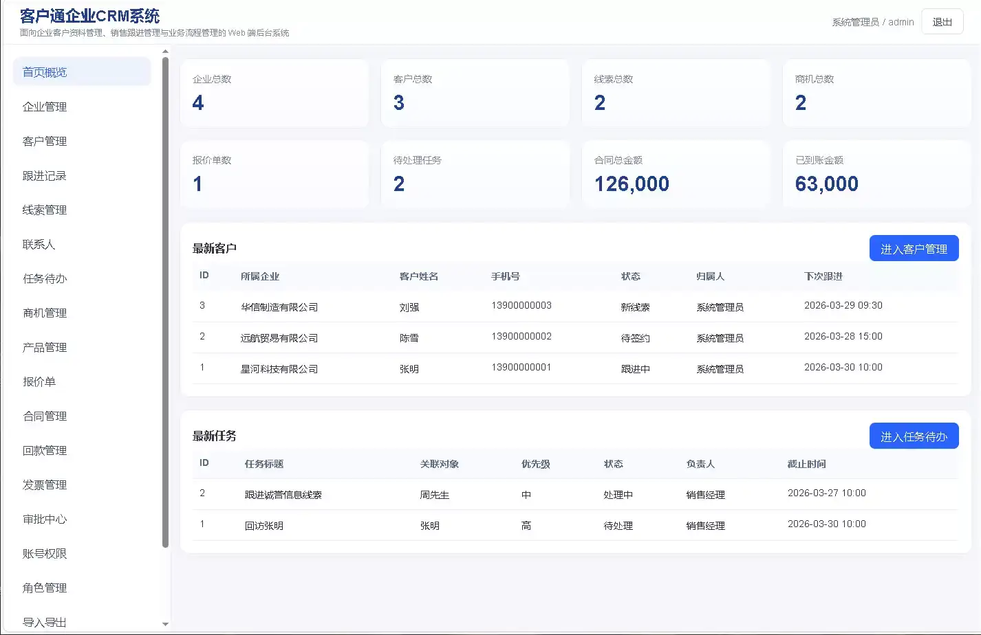 客户通客户管理系统crm-德材翌科技企业CRM系统客户案例
